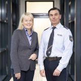 Polizeipräsidentin Friederike Zurhausen und Andreas Wilming-Weber