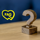 Symbol FAQ mit Fragezeichen