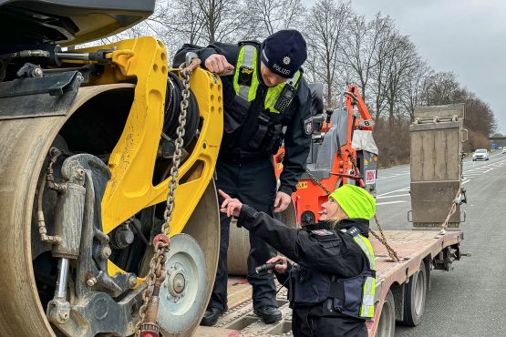 Kontrolle Schwerlastverkehr