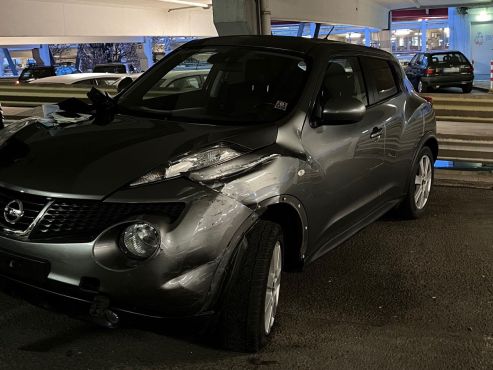 Pkw des Unfallverursachers